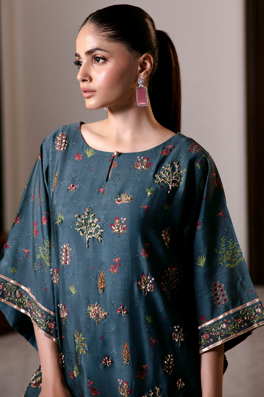 0024-LUMINA DIGITAL PRINTED COTTON SILK STITCHED