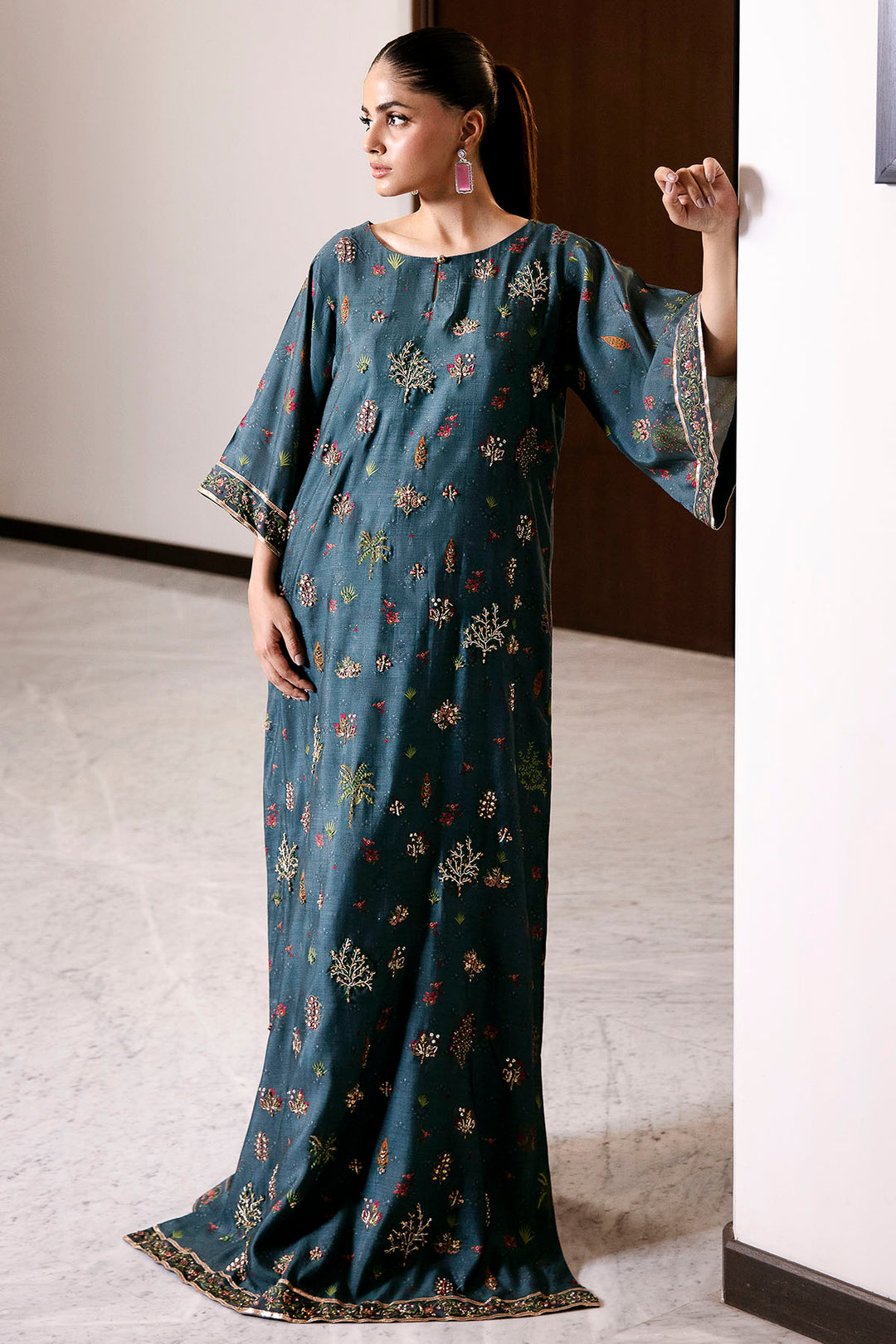 0024-LUMINA DIGITAL PRINTED COTTON SILK STITCHED