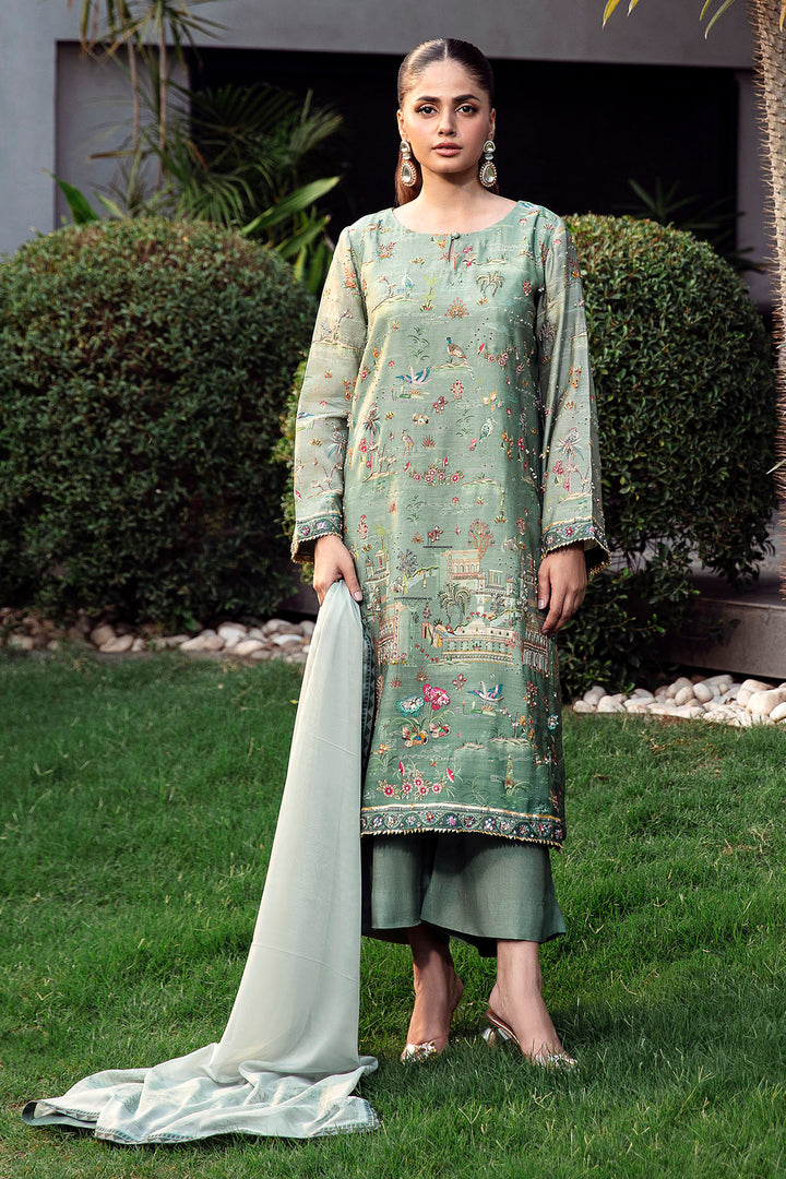 0025-ENCHANTED-CHARM DIGITAL PRINTED COTTON SILK STITCHED