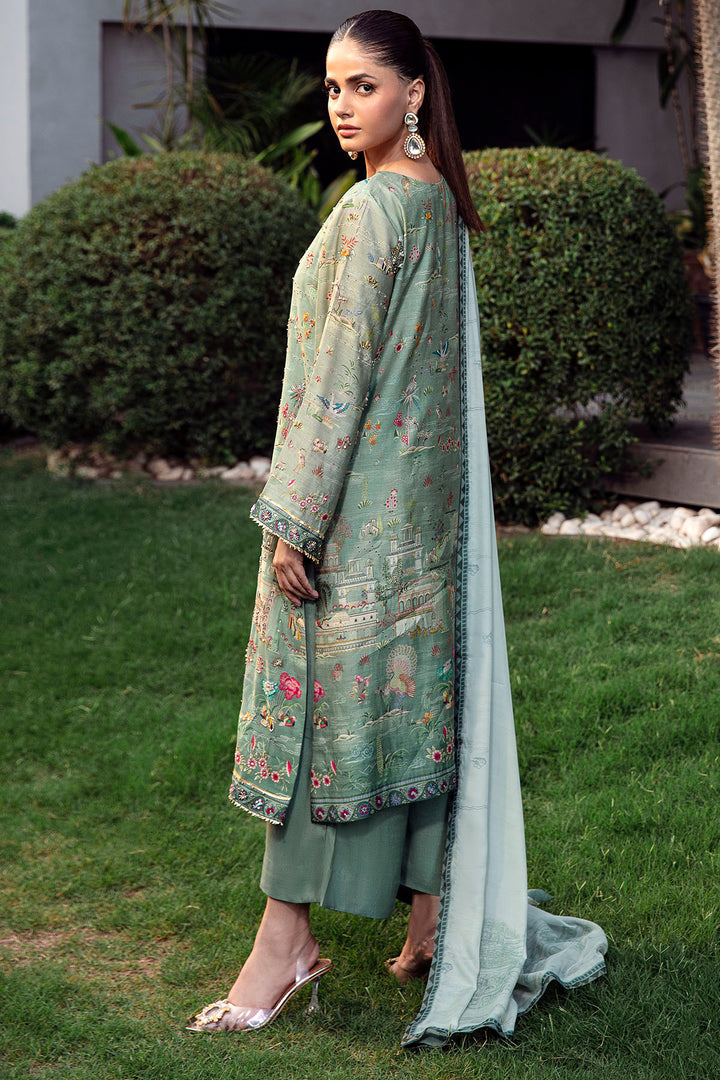 0025-ENCHANTED-CHARM DIGITAL PRINTED COTTON SILK STITCHED