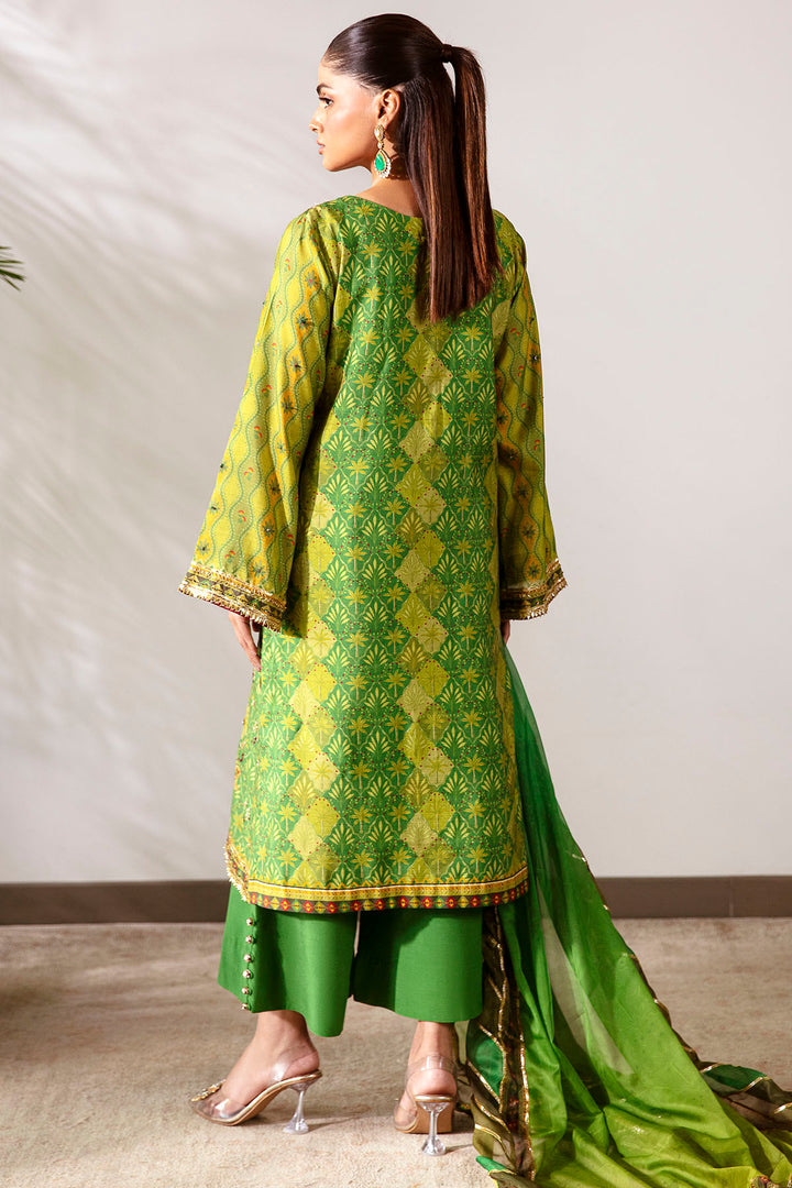 0026-FOREST-TWILIGHT DIGITAL PRINTED COTTON SILK STITCHED