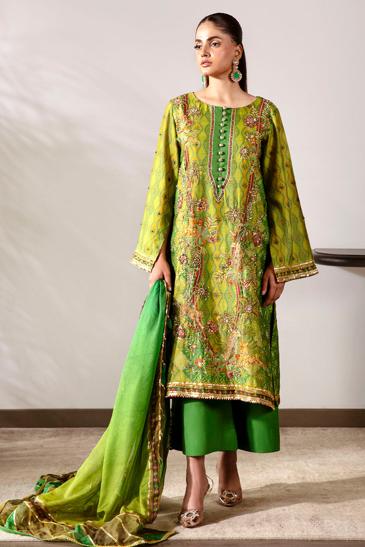 0026-FOREST-TWILIGHT DIGITAL PRINTED COTTON SILK STITCHED