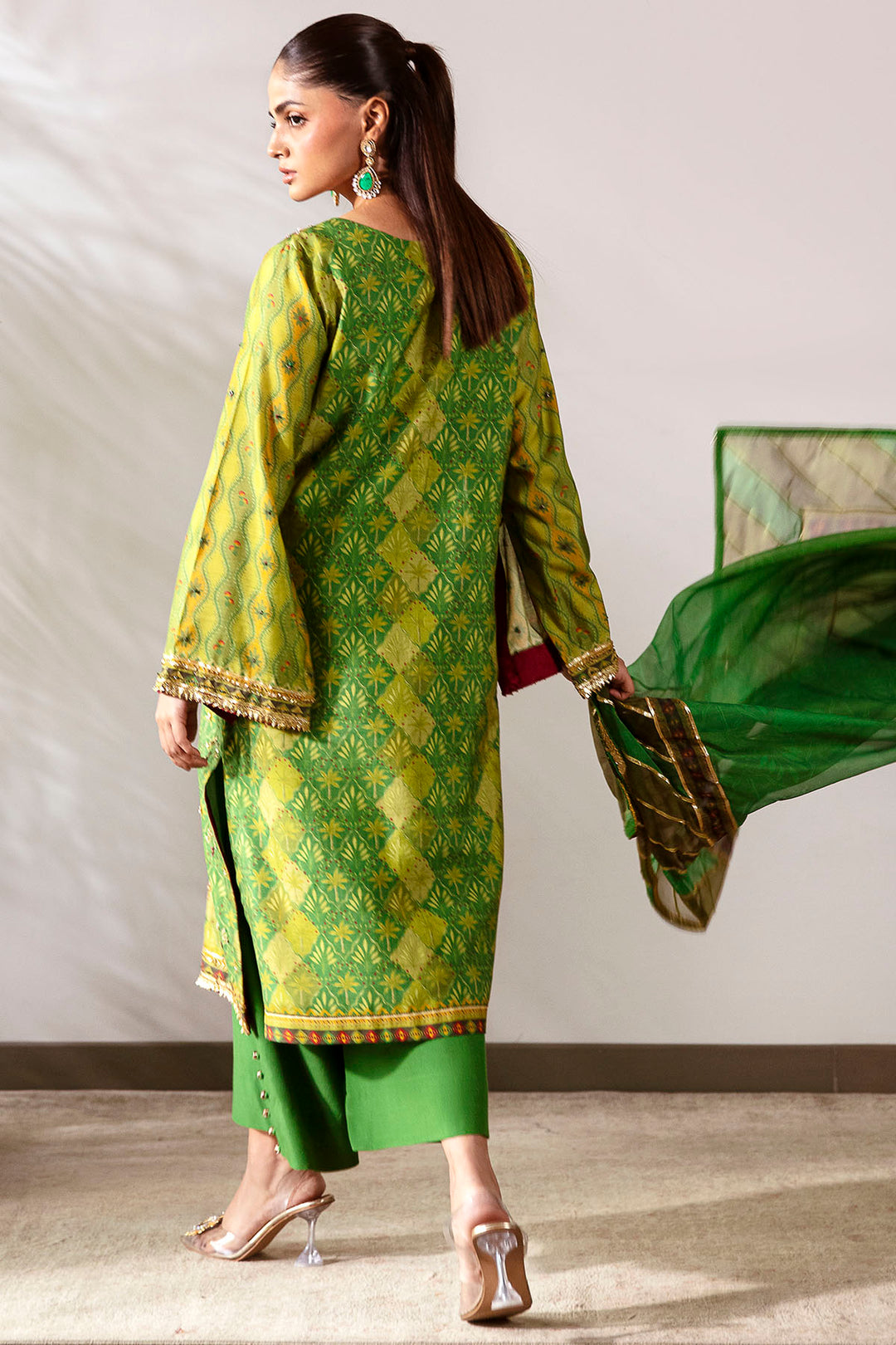 0026-FOREST-TWILIGHT DIGITAL PRINTED COTTON SILK STITCHED