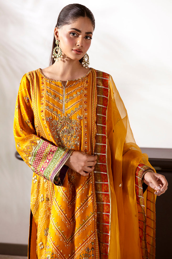 0027-ETHNIL DIGITAL PRINTED COTTON SILK STITCHED