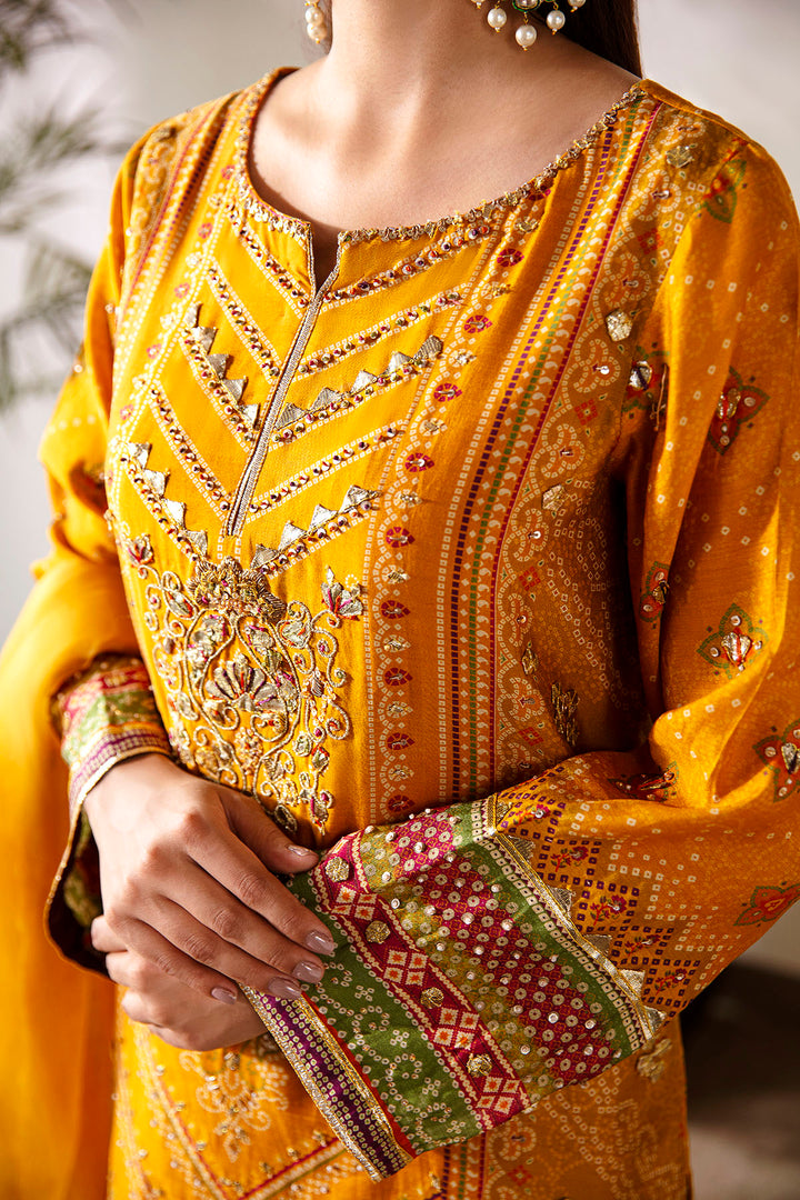 0027-ETHNIL DIGITAL PRINTED COTTON SILK STITCHED