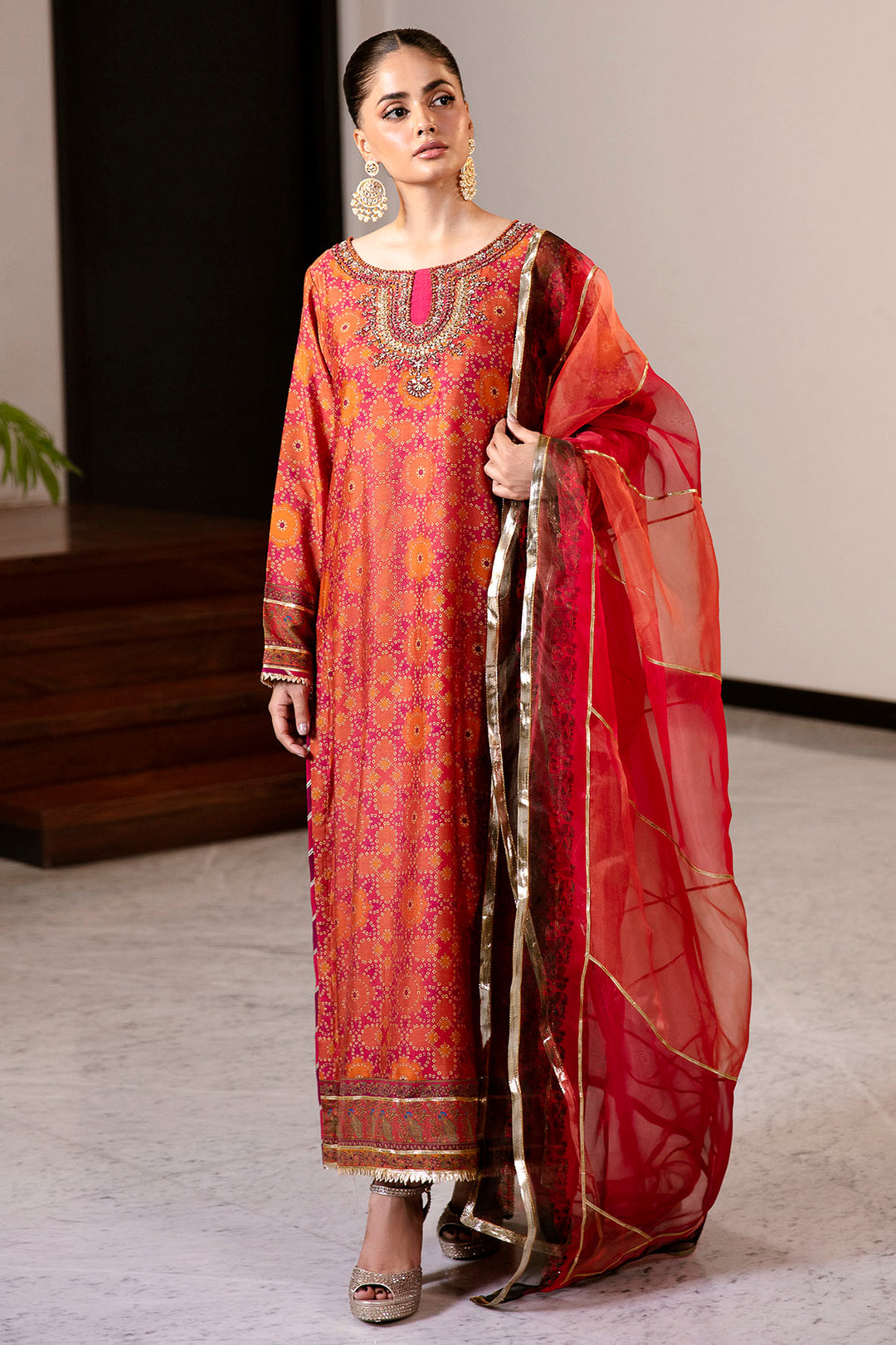 0029-ETERNITY DIGITAL PRINTED COTTON SILK STITCHED