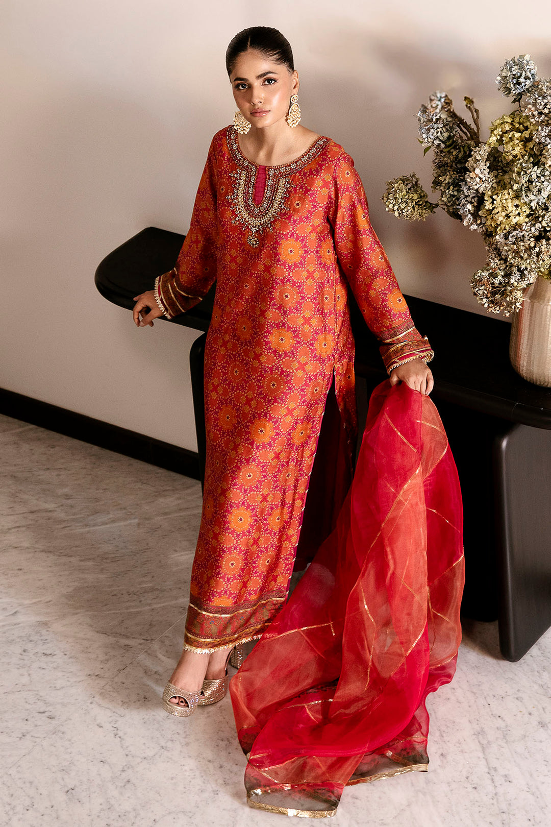 0029-ETERNITY DIGITAL PRINTED COTTON SILK STITCHED