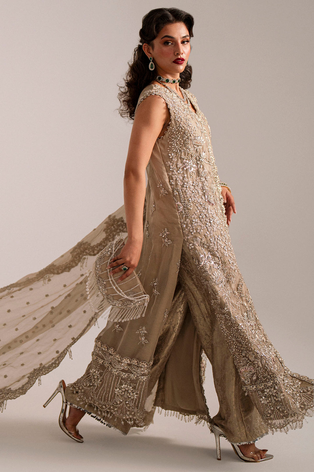 0033-MUMTAZ HAND EMBELLISHED TISSUE STITCHED