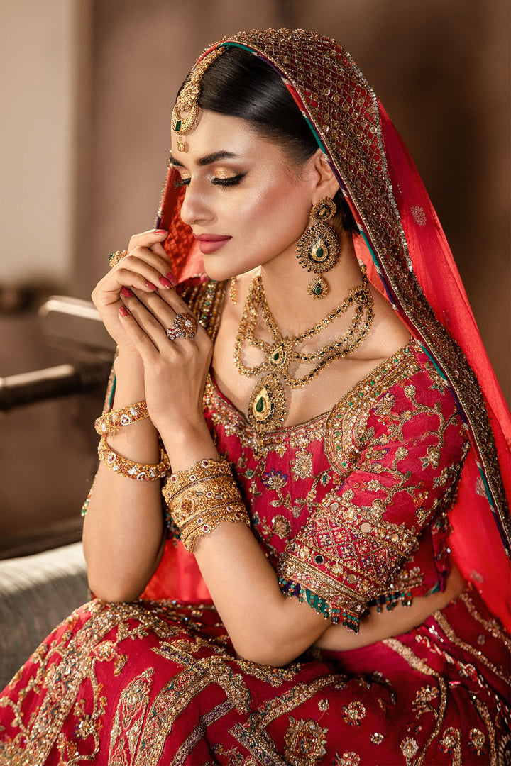 0036-SAHIBA EMBROIDERED ORGANZA STITCHED