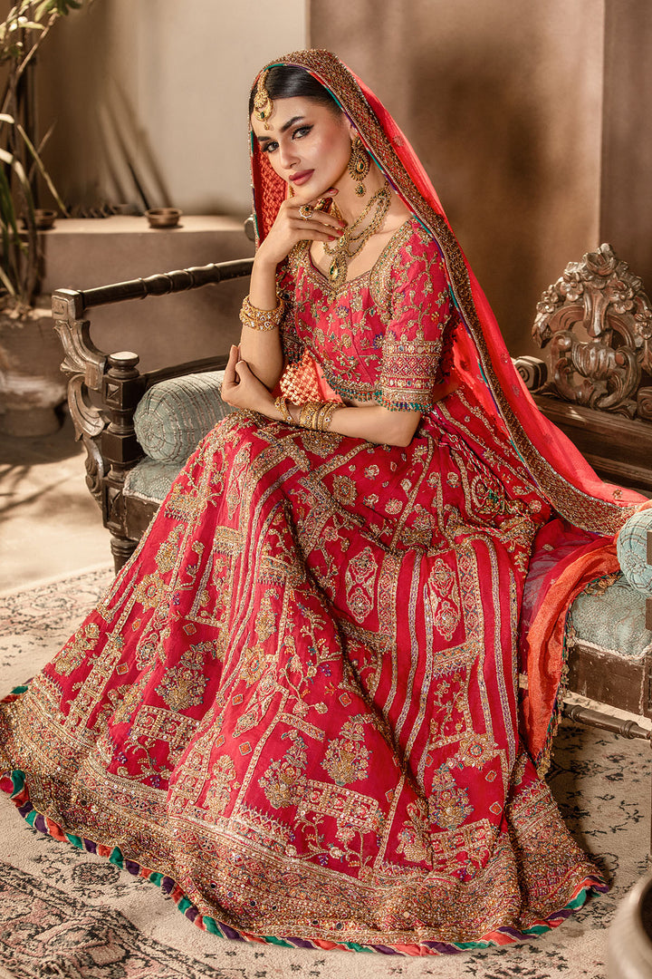 0036-SAHIBA EMBROIDERED ORGANZA STITCHED