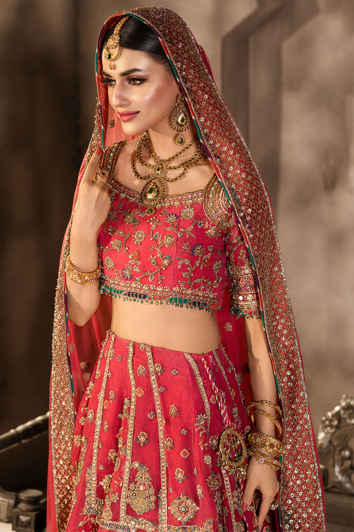 0036-SAHIBA EMBROIDERED ORGANZA STITCHED