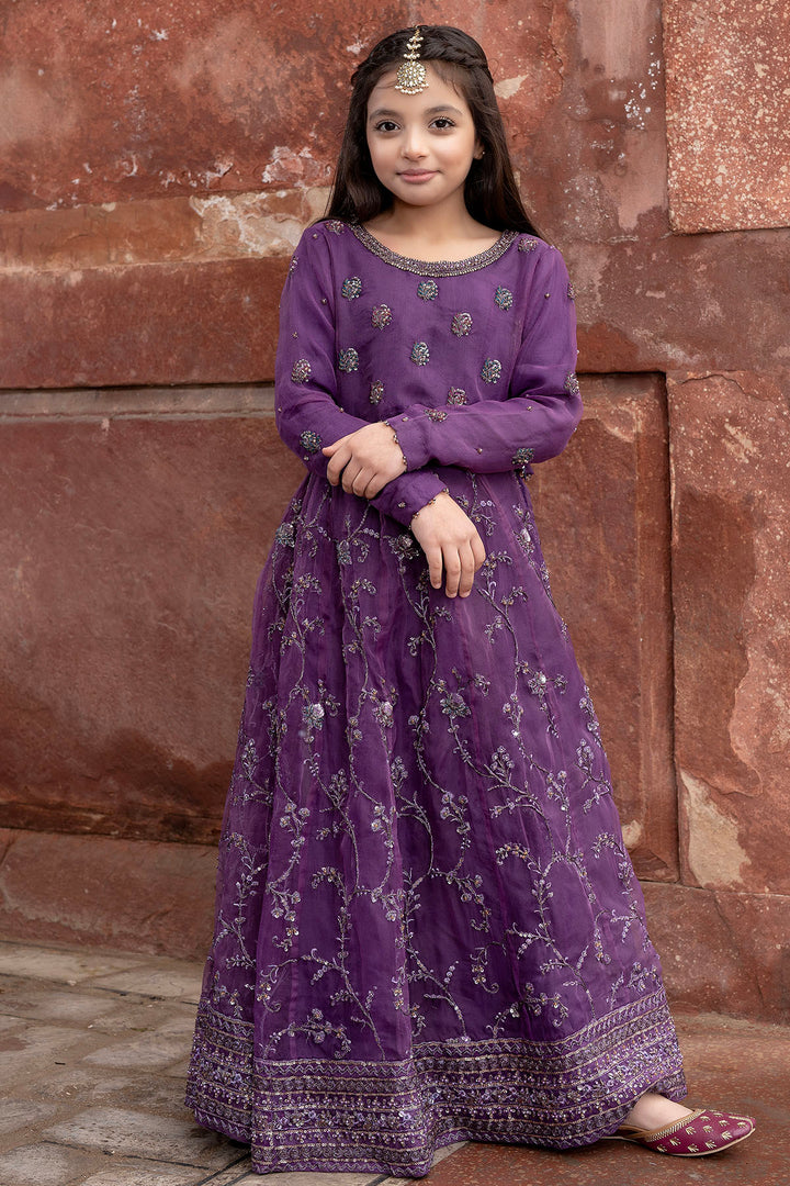 0038-DINA EMBROIDERED ORGANZA STITCHED