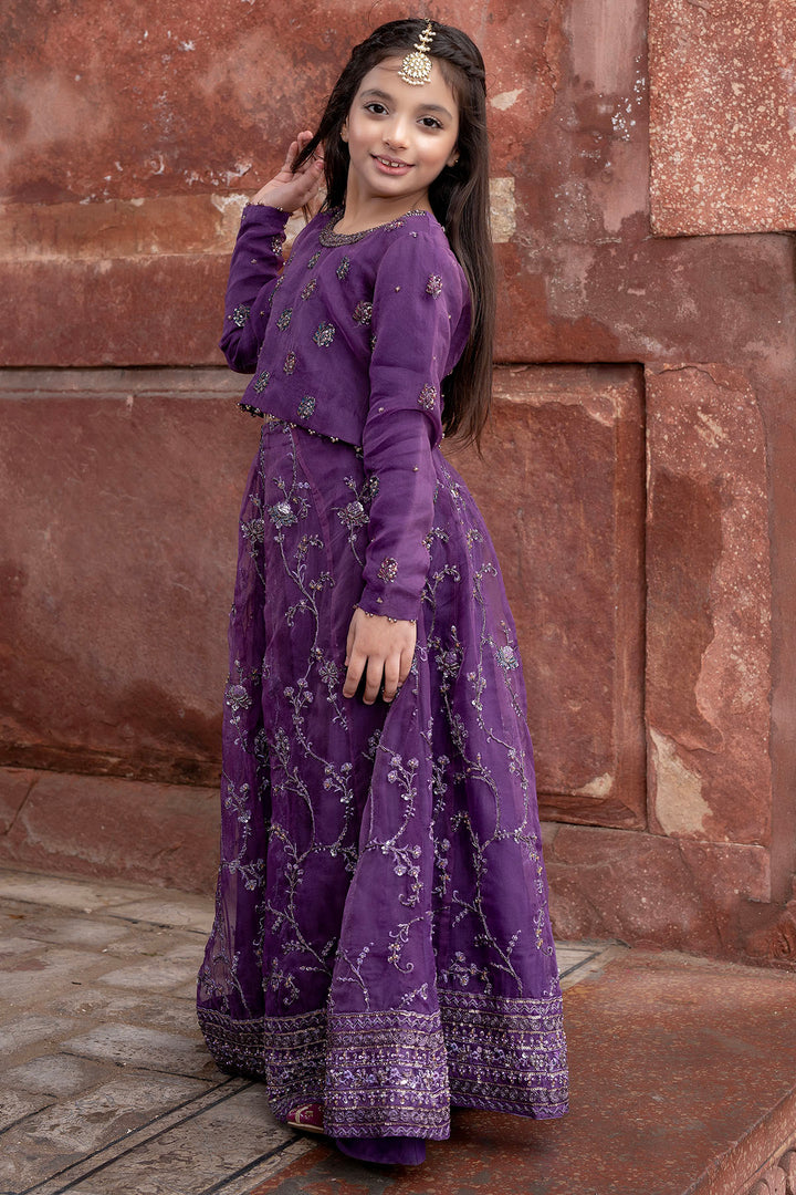 0038-DINA EMBROIDERED ORGANZA STITCHED