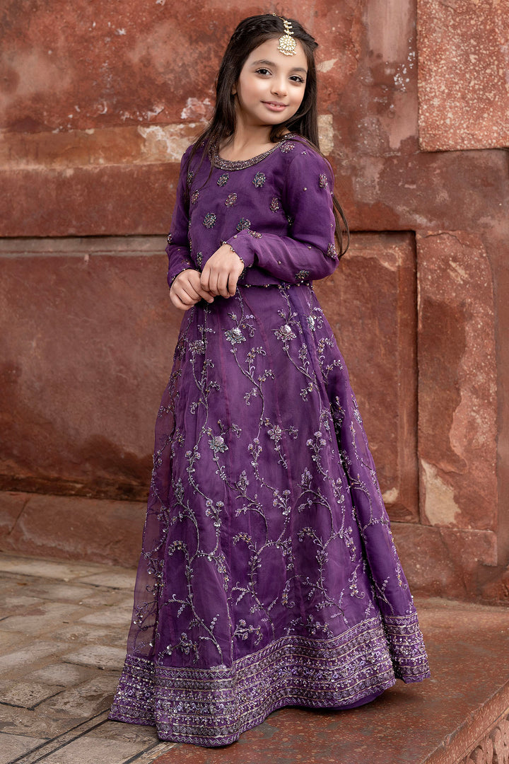 0038-DINA EMBROIDERED ORGANZA STITCHED