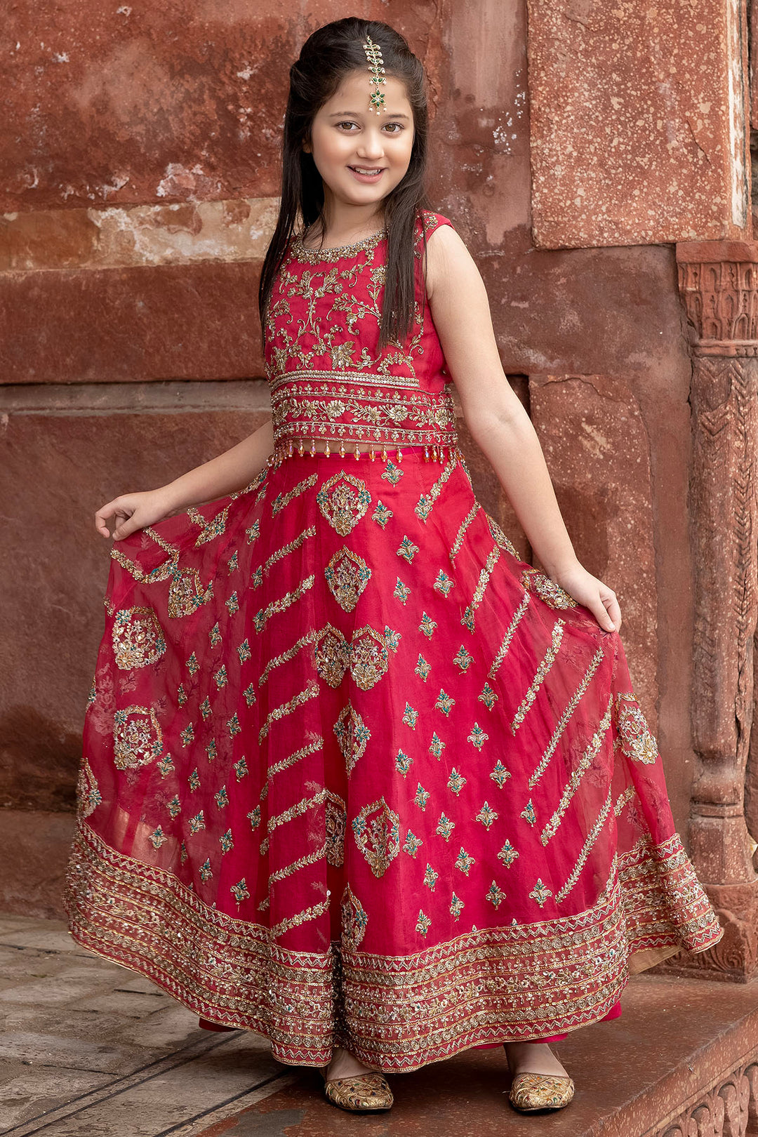 0039-EIMA EMBROIDERED ORGANZA STITCHED