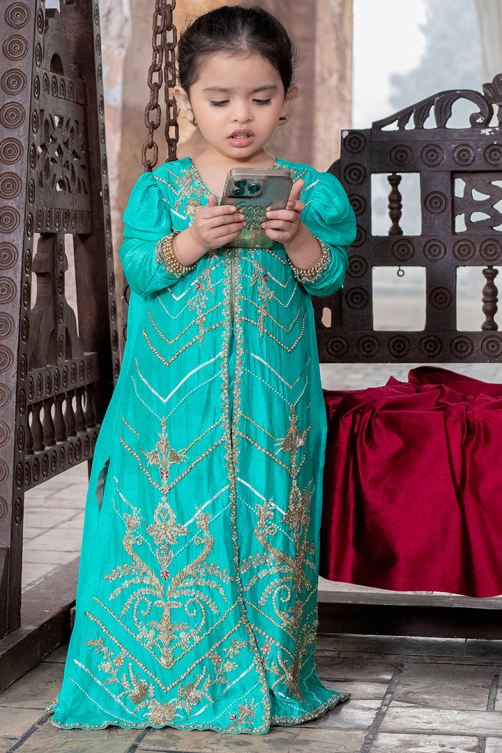 0040-TIA HAND EMBELLISHED KOREAN SILK STITCHED