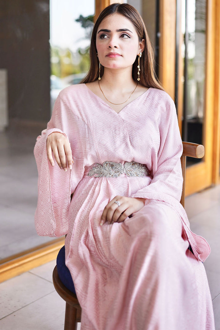 0047-BLUSH-GLAMOUR HAND EMBELLISHED SILK STITCHED