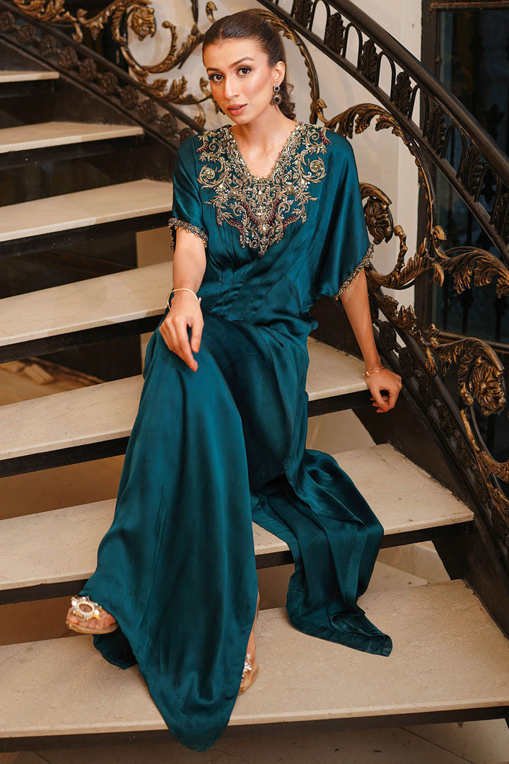 0052-SCERENE-DUST HAND EMBELLISHED SILK STITCHED