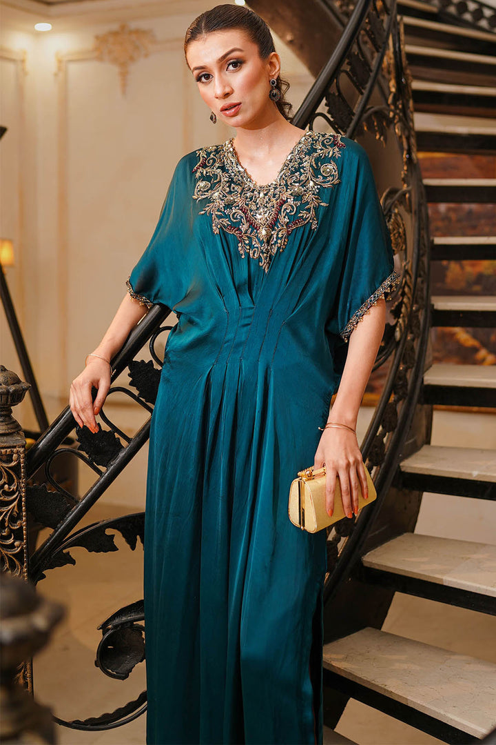 0052-SCERENE-DUST HAND EMBELLISHED SILK STITCHED