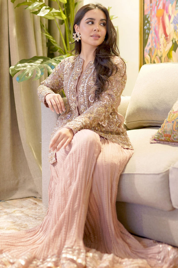 0054-KEIRA EMBROIDERED ORGANZA STITCHED