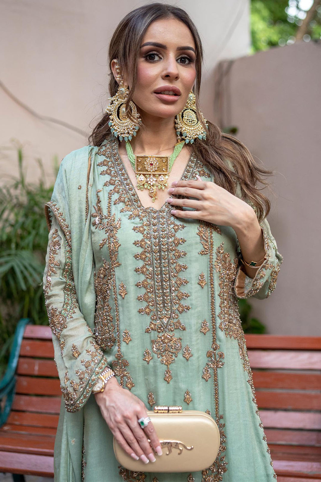 0058-ELYSIAN EMBROIDERED MESSORI STITCHED