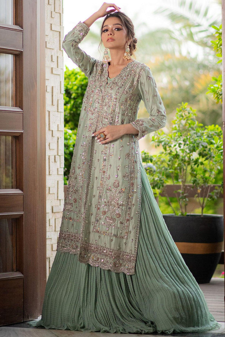 0059-JAZMIN HAND EMBELLISHED RAW SILK STITCHED