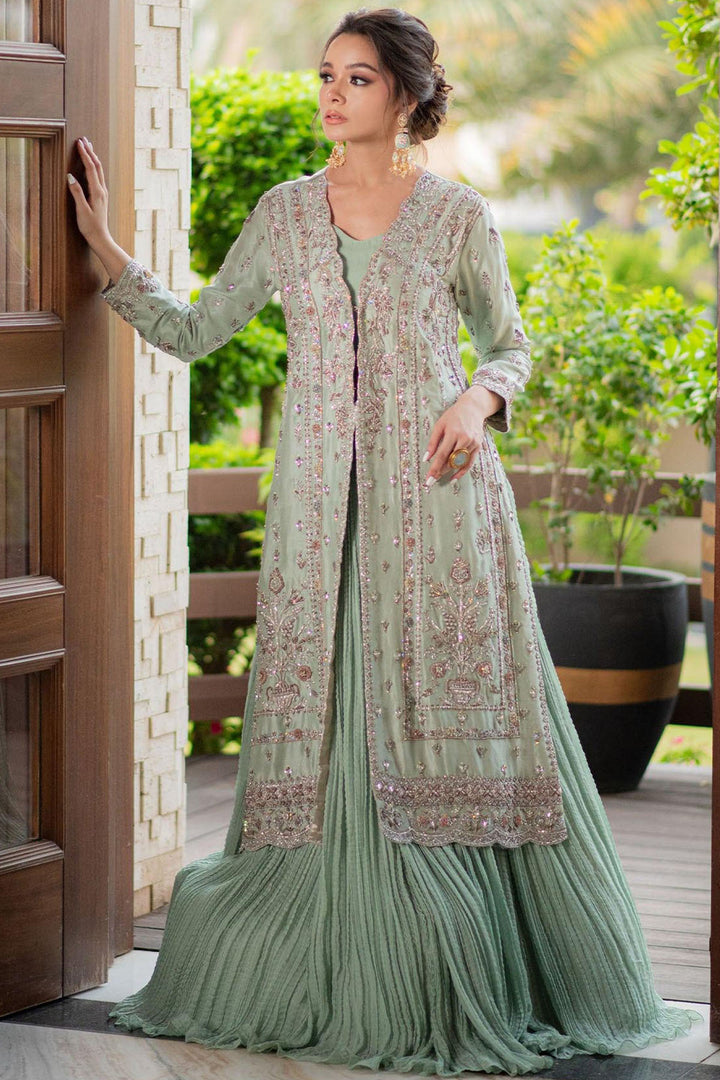 0059-JAZMIN HAND EMBELLISHED RAW SILK STITCHED