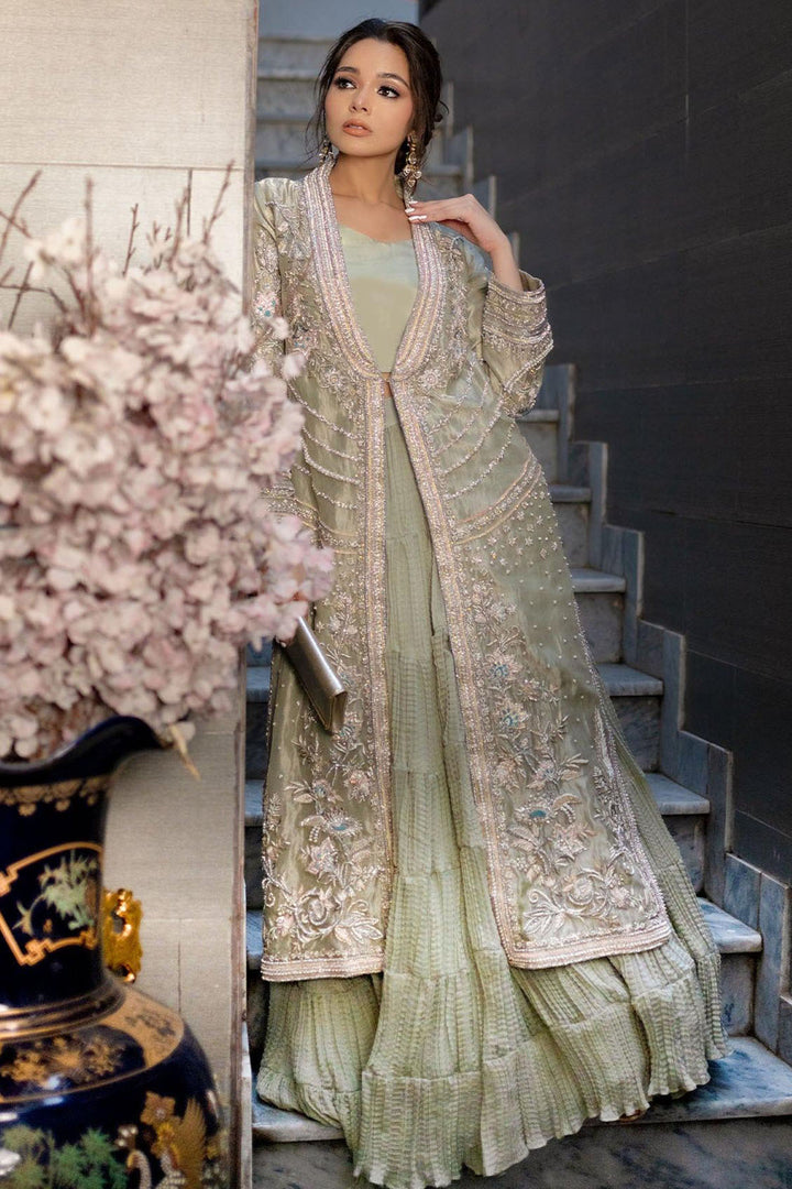 0061-ILHANA EMBROIDERED ORGANZA STITCHED