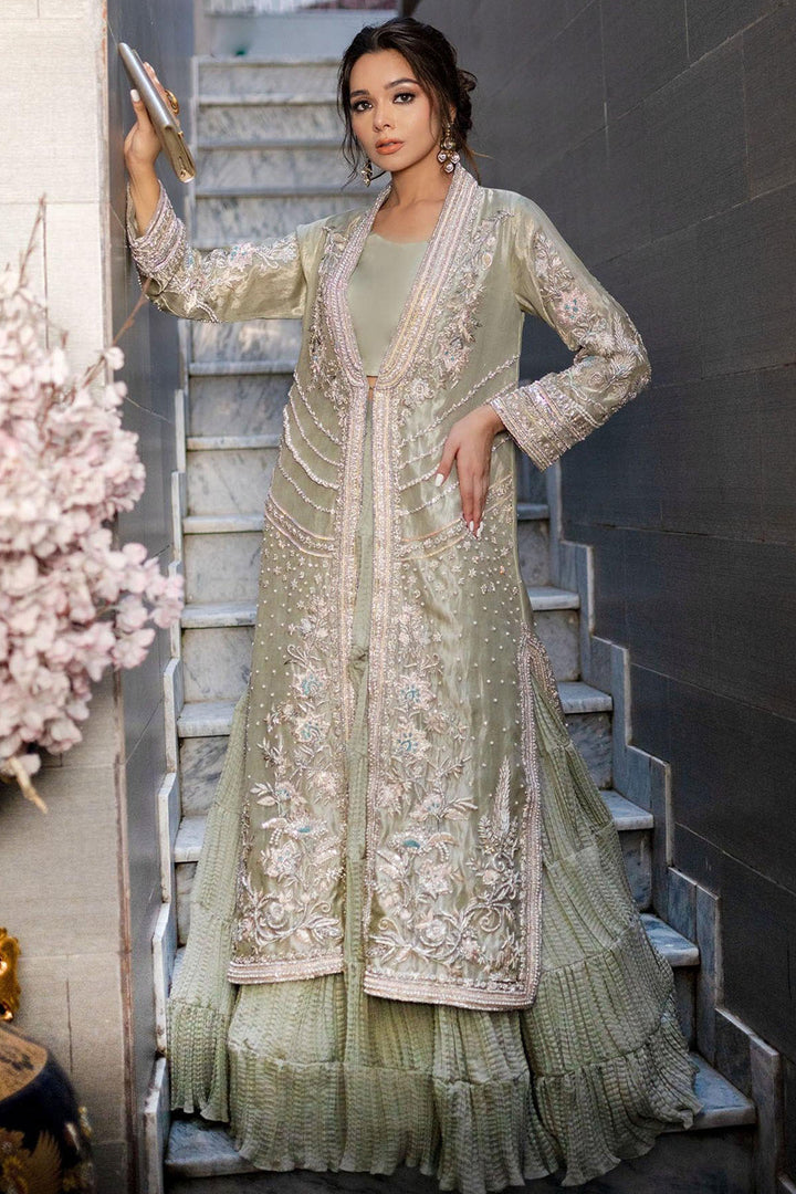 0061-ILHANA EMBROIDERED ORGANZA STITCHED