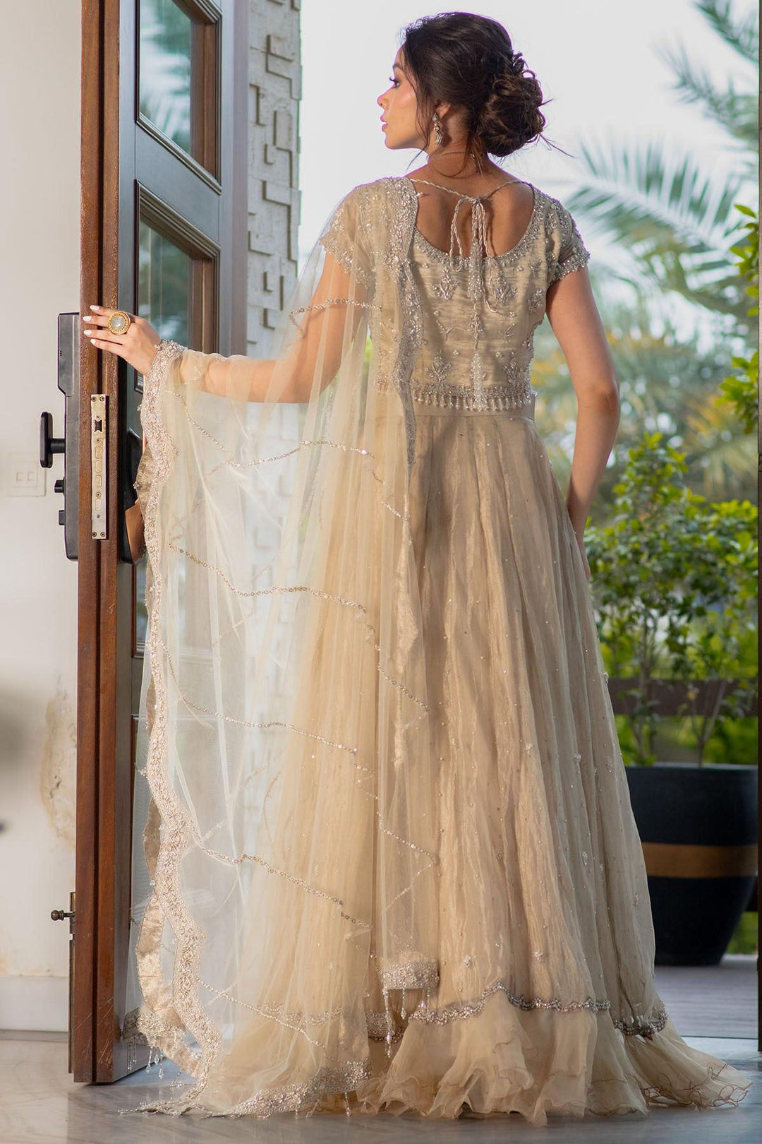 0062-SINNAH HAND EMBELLISHED SHIMMER TISSUE STITCHED