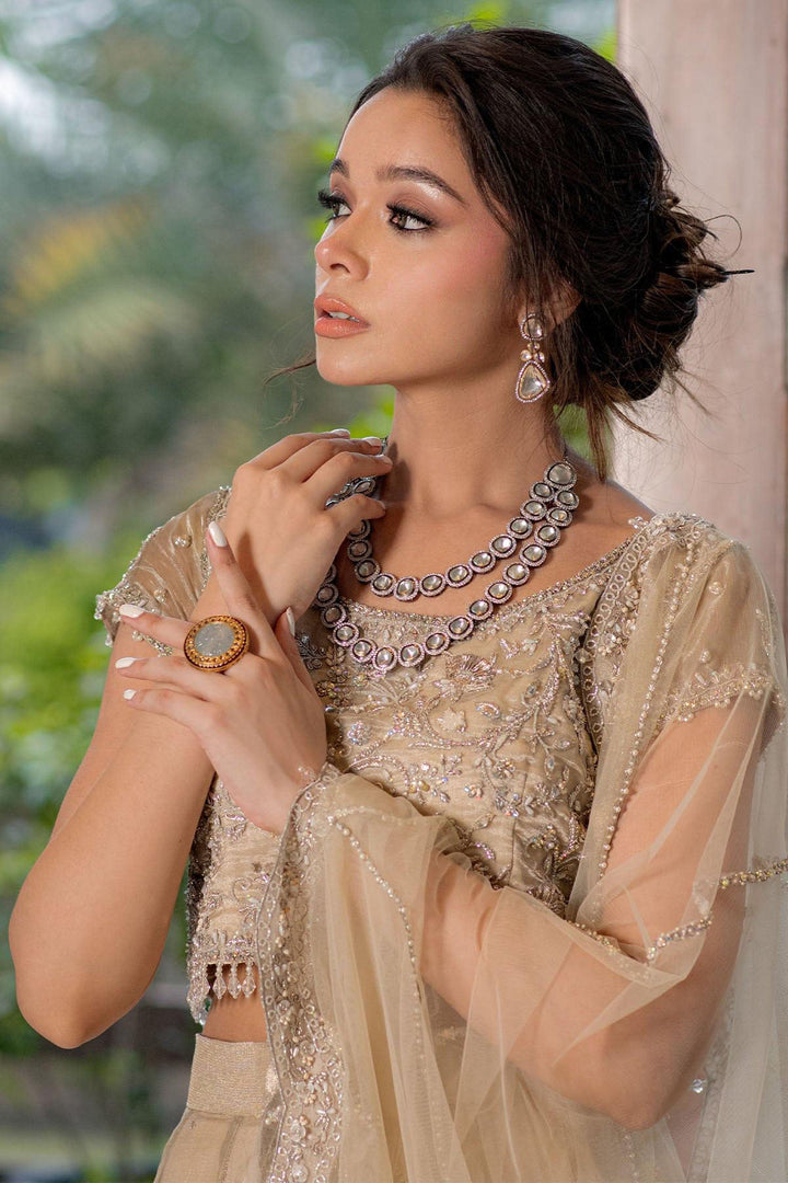 0062-SINNAH HAND EMBELLISHED SHIMMER TISSUE STITCHED