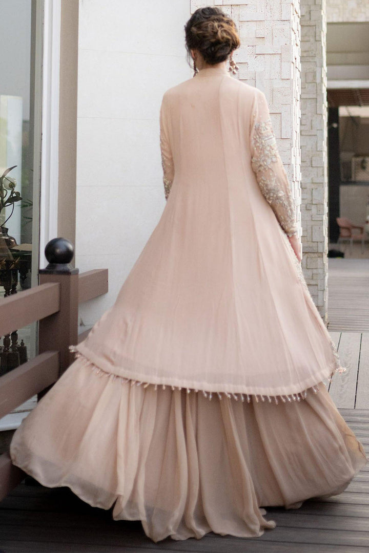 0063-ARIANA EMBROIDERED CHIFFON STITCHED