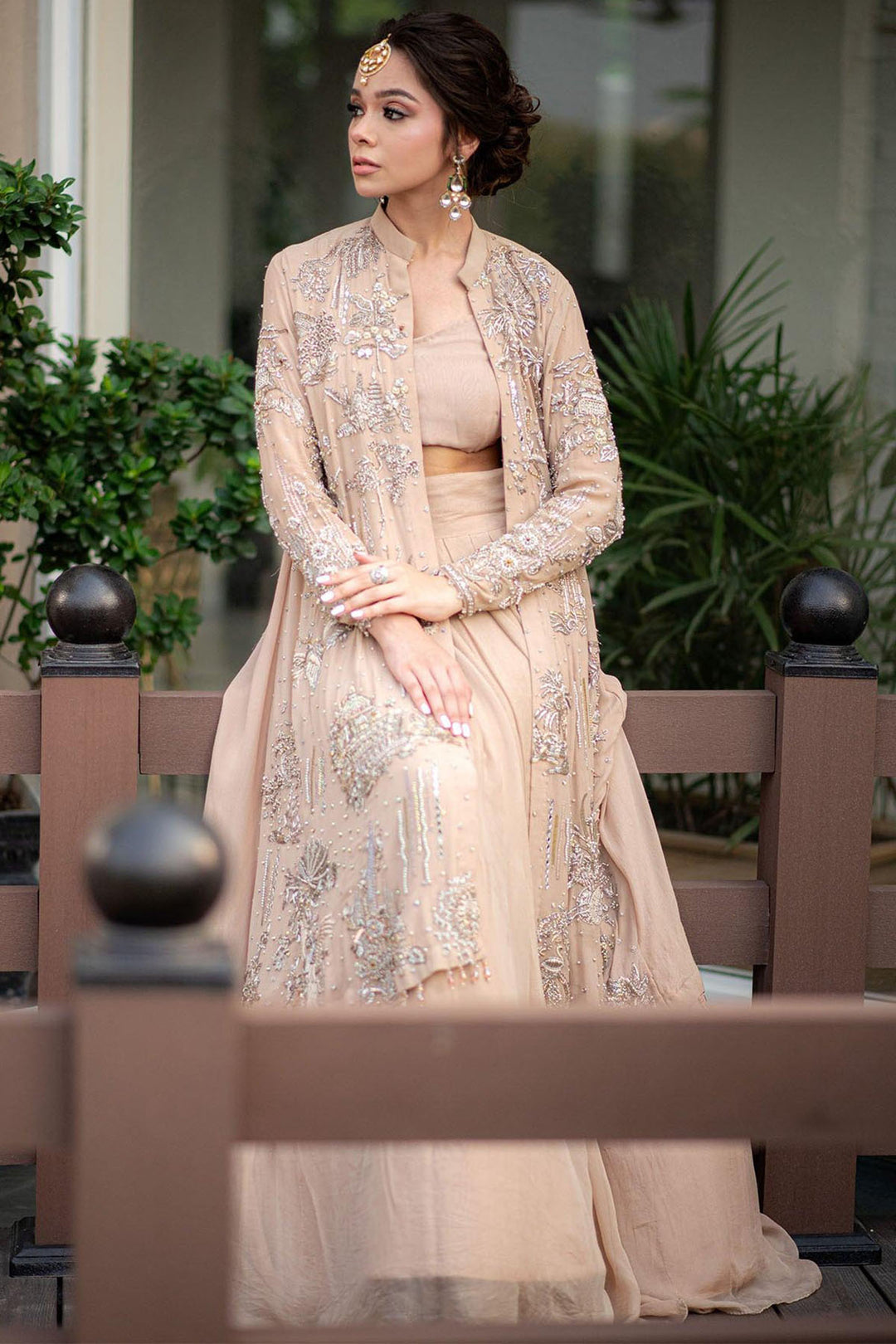 0063-ARIANA EMBROIDERED CHIFFON STITCHED