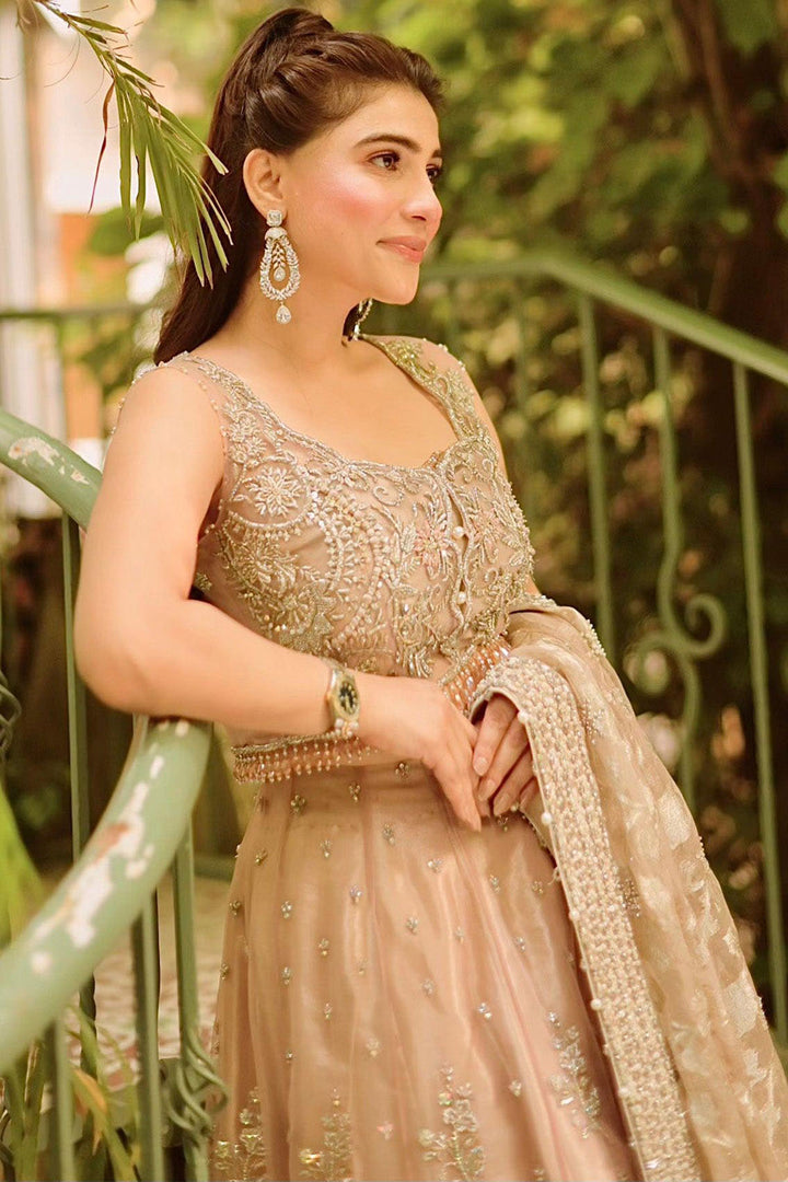 0064-STELLA EMBROIDERED SILK NET STITCHED