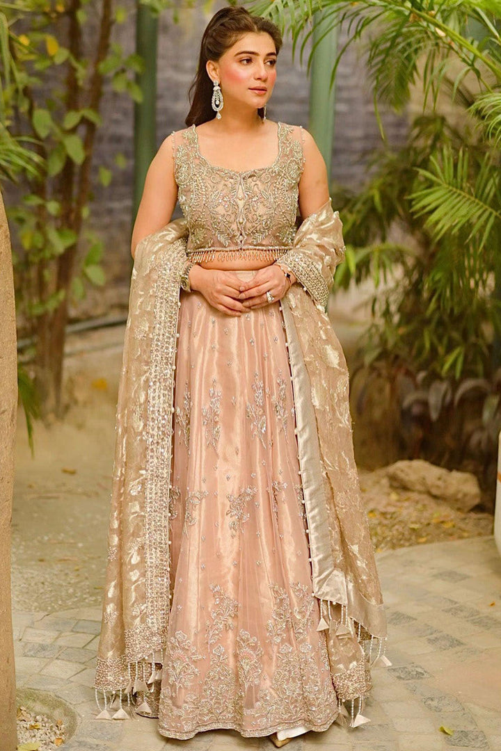 0064-STELLA EMBROIDERED SILK NET STITCHED