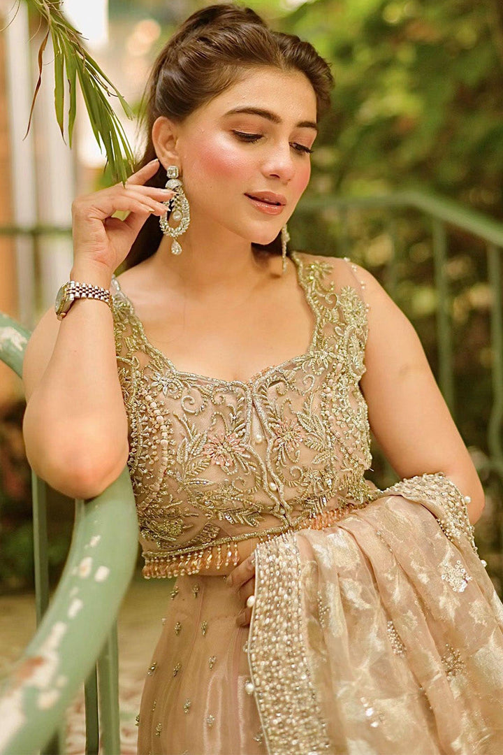 0064-STELLA EMBROIDERED SILK NET STITCHED