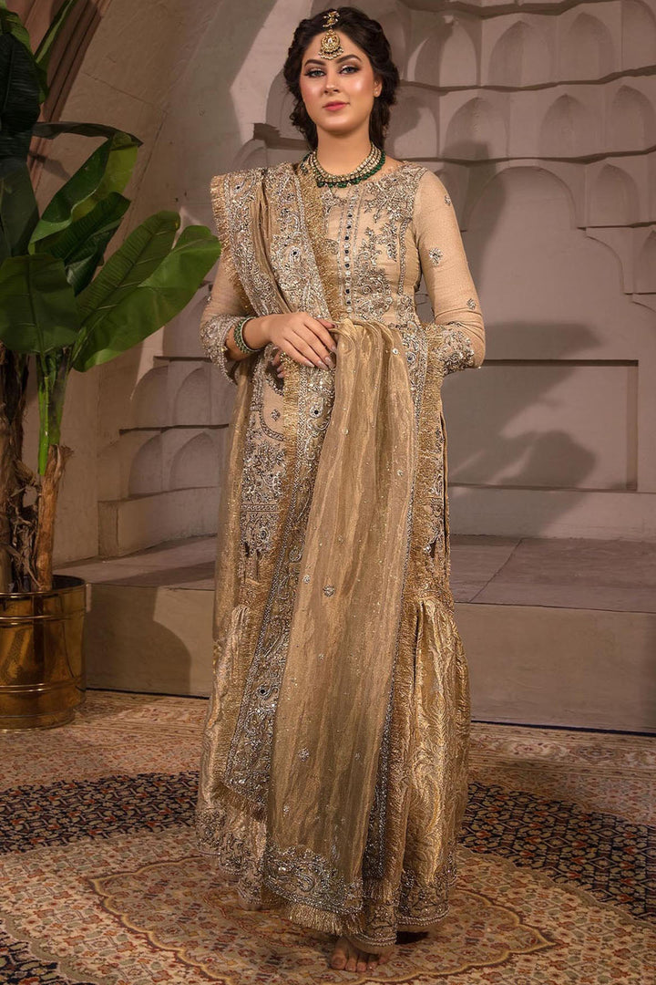 0068-IZARA HAND EMBELLISHED COTTON ZARI STITCHED