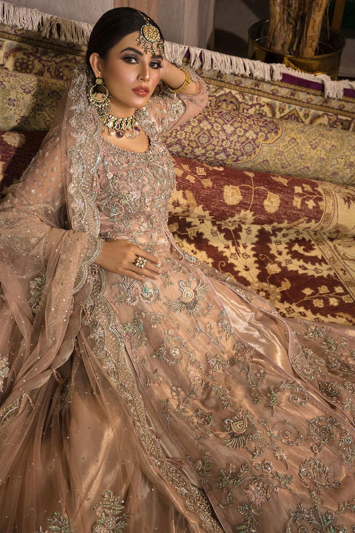 0069-GLITZY EMBROIDERED SILK NET STITCHED