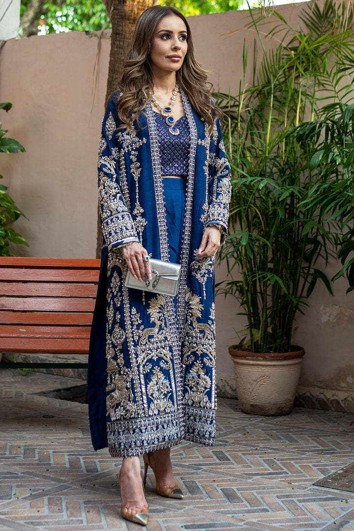 0070-GISELLE HAND EMBELLISHED KOREAN SILK STITCHED