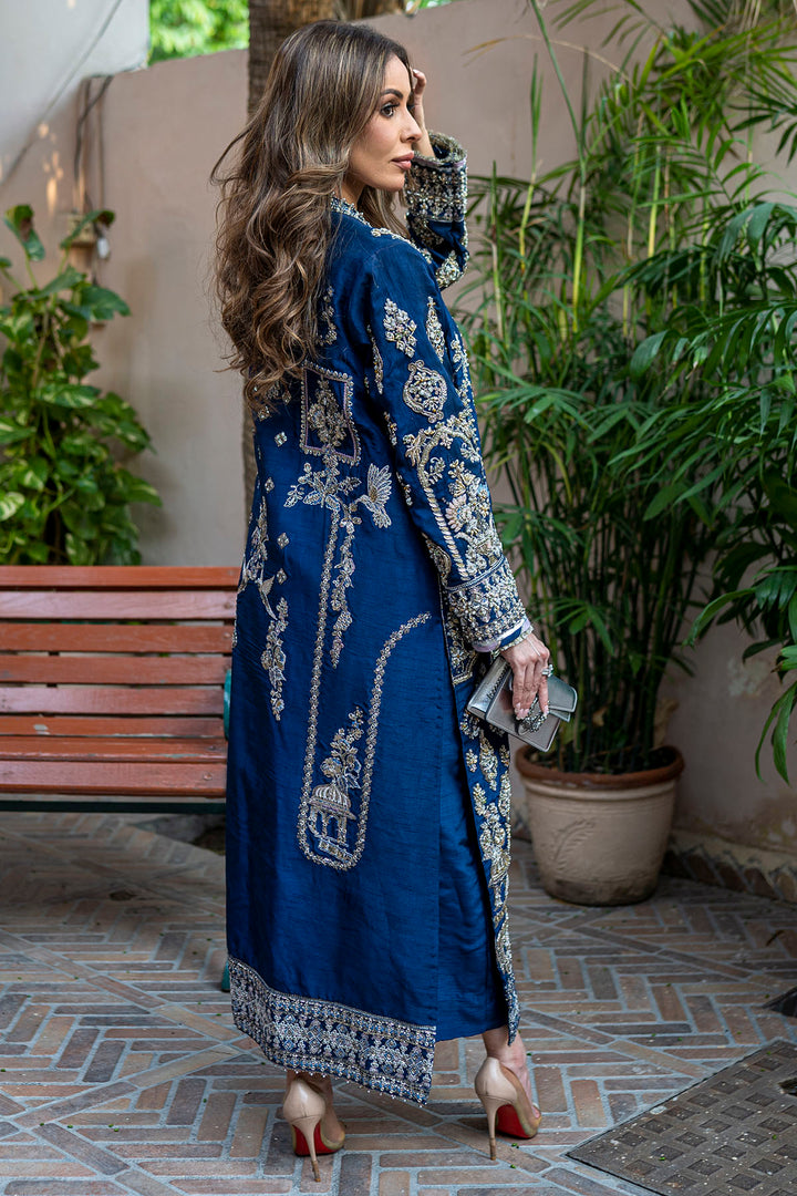 0070-GISELLE HAND EMBELLISHED KOREAN SILK STITCHED