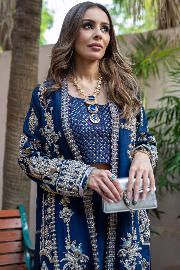 0070-GISELLE HAND EMBELLISHED KOREAN SILK STITCHED