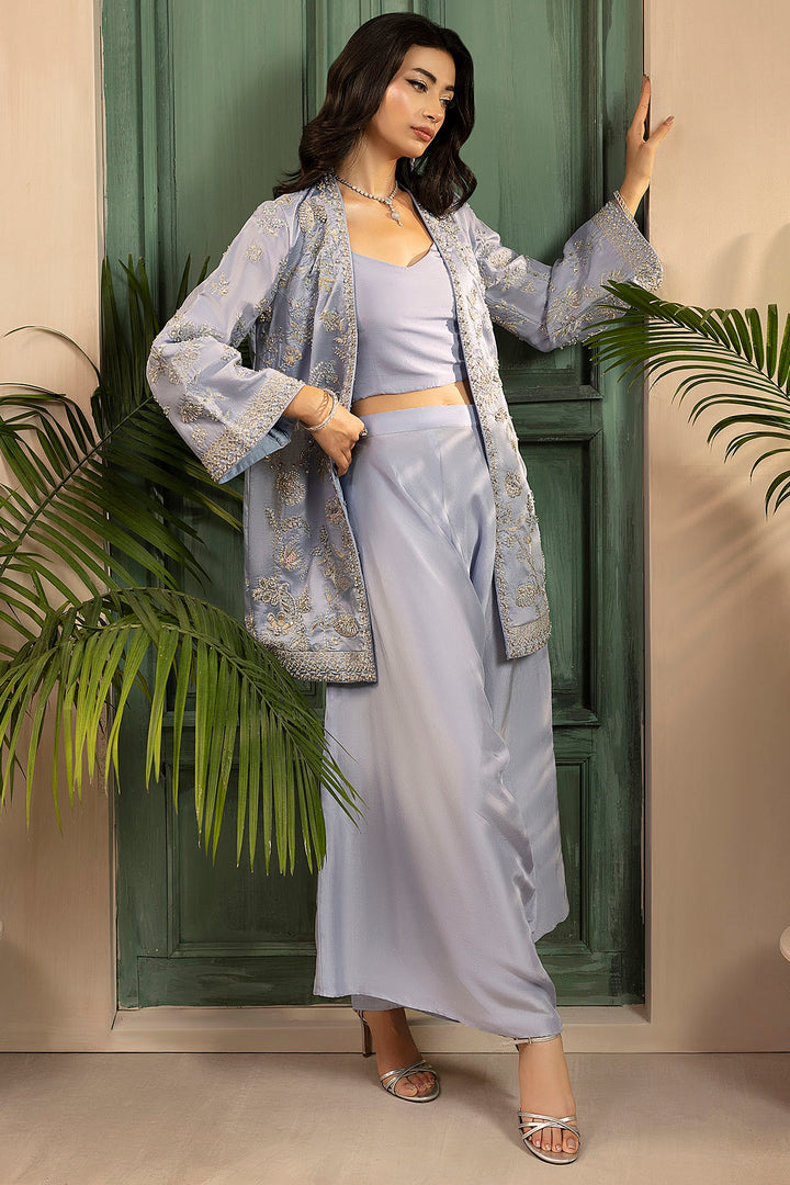 0075-MAHVEEN HAND EMBELLISHED SEESHA SILK STITCHED