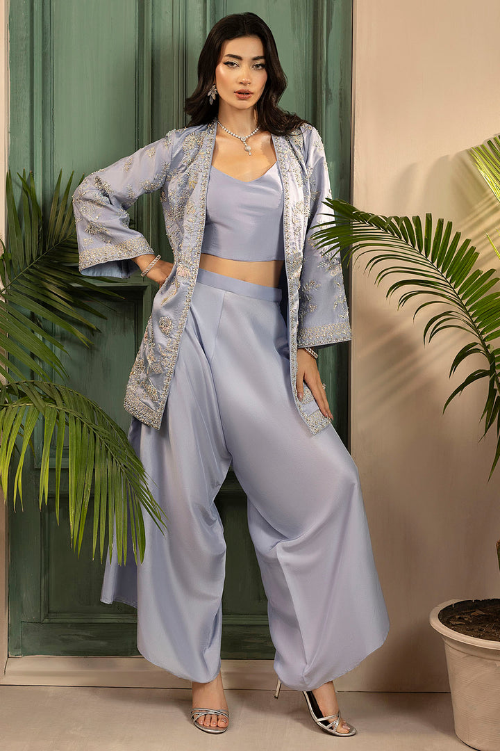 0075-MAHVEEN HAND EMBELLISHED SEESHA SILK STITCHED