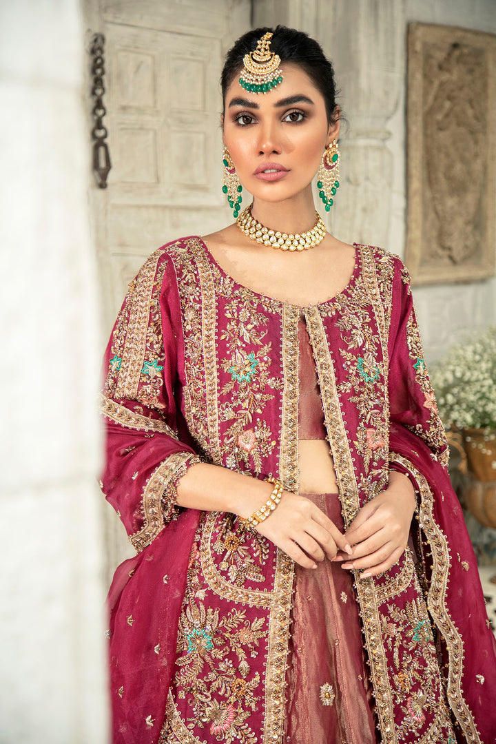 0087-MAJESTY HAND EMBELLISHED COTTON NET STITCHED