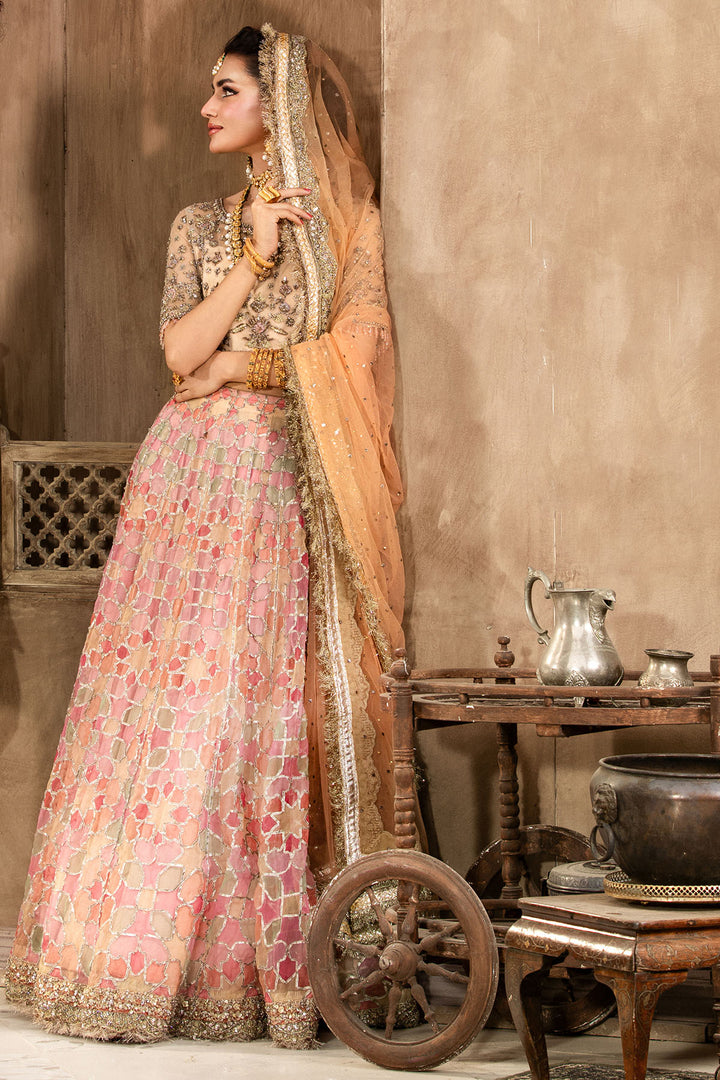 0092-NUR-UN-NISA EMBROIDERED ORGANZA STITCHED