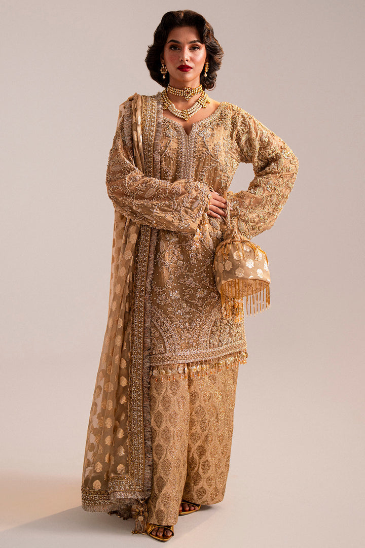 0094-SHAHAR-BANU HAND EMBELLISHED TISSUE STITCHED