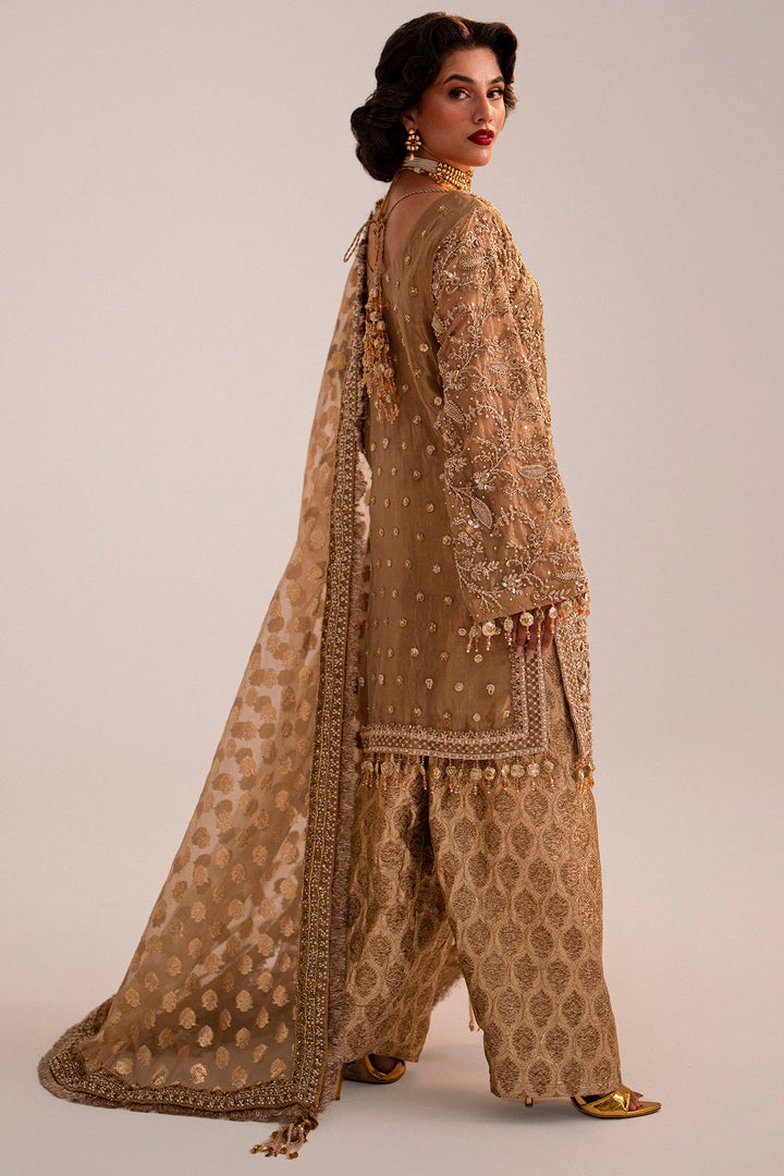 0094-SHAHAR-BANU HAND EMBELLISHED TISSUE STITCHED