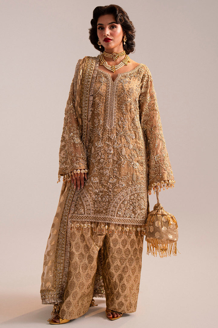 0094-SHAHAR-BANU HAND EMBELLISHED TISSUE STITCHED