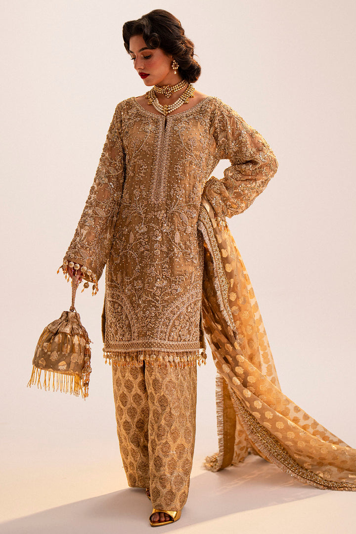 0094-SHAHAR-BANU HAND EMBELLISHED TISSUE STITCHED