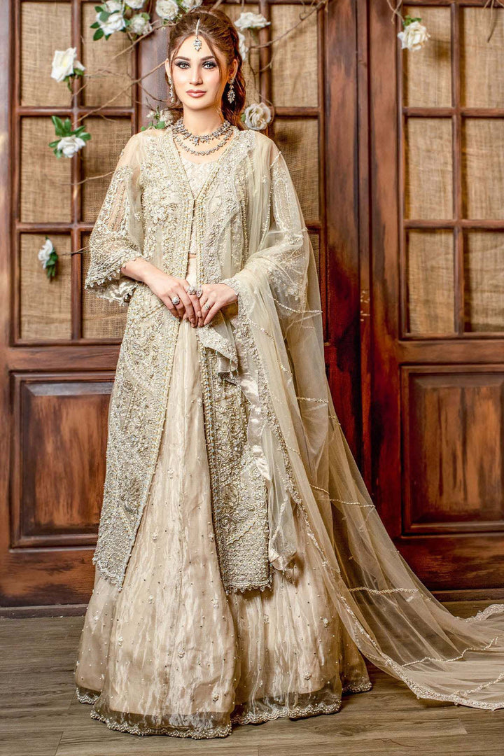 0098-RADIANCE HAND EMBELLISHED ORGANZA NET STITCHED